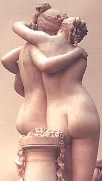 The Three Graces by Canova - backs view
