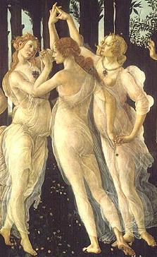 Botticelli's Primavera (detail)
