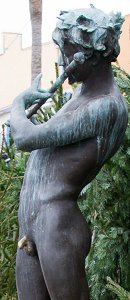 F�lix Maurice Charpentier - L'Improvisateur (lifesize bronze, Bandol, France)