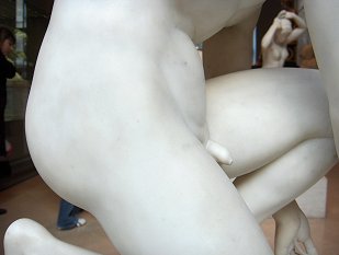 Chaudet's Cupid - detail of right side