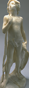 A Boy of Gaul by Jean Antoine Carl�s - statuette