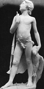 A Boy of Gaul by Jean Antoine Carl�s - postcard photo