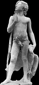 A Boy of Gaul by Jean Antoine Carl�s - different old encyclopedia photo