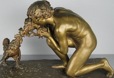 Cockfight by Sophie Debry - left