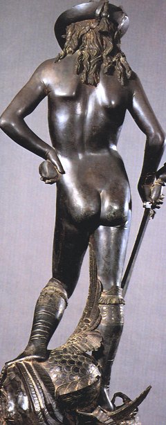 Donatello's David: back side
