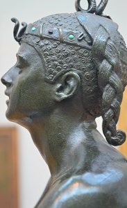 Edward Onslow Ford - Applause - face, left profile