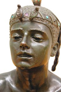 Edward Onslow Ford - Applause - face