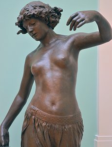 Dance by Edward Onslow Ford - front, above knees upwards