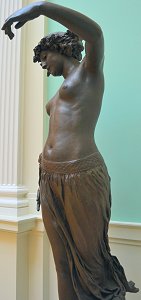 Dance by Edward Onslow Ford - front left, lower legs upwards