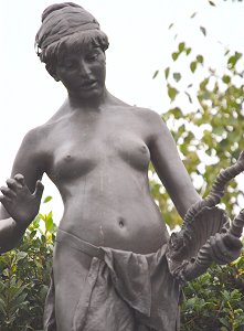 The Muse of Poetry by Edward Onslow Ford - front knees upward