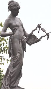 The Muse of Poetry by Edward Onslow Ford - front right