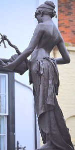 The Muse of Poetry by Edward Onslow Ford - back left