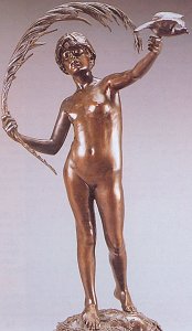 Peace by Edward Onslow Ford - Bronze