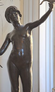 Peace by Edward Onslow Ford - front, knees upward