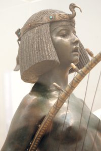 The Singer by Edward Onslow Ford - head and chest, front right