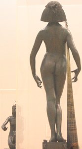 The Singer by Edward Onslow Ford - back (and part of Applause by Ford, front)