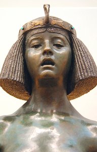 The Singer by Edward Onslow Ford - head and shoulders, front 2