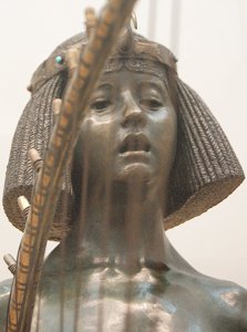 The Singer by Edward Onslow Ford - head and shoulders, front