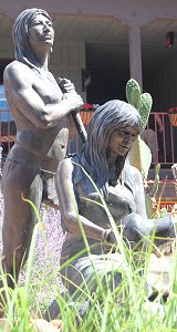 Susan Kliewer - Sinagua couple, Sedona, Arizona - front right 2