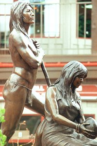 Susan Kliewer - Sinagua couple, Sedona, Arizona - right (telephoto)