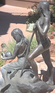 Susan Kliewer - Sinagua couple, Sedona, Arizona - above left