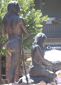 Susan Kliewer - Sinagua couple, Sedona, Arizona - back right