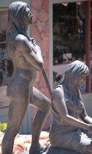 Susan Kliewer - Sinagua couple, Sedona, Arizona - above right wide