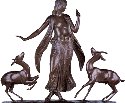 Dancer and Gazelles by Paul Manship - links to bigger version