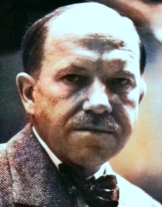 Paul Manship, circa 1947 (colorized photo)