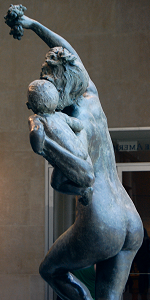 Frederick Macmonnies - Bacchante at the Metropolitan Museum of Art, New York - back left view 2