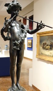Frederick Macmonnies - Pan of Rohallion at the Huntington Museum of Art, West Virginia, front part-right view