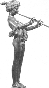 Frederick Macmonnies - Pan of Rohallion statuette, right side view