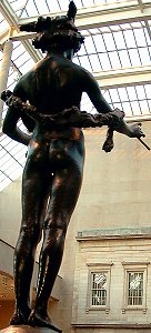 Frederick Macmonnies - Pan of Rohallion at the Metropolitan Museum, New York, back right view