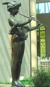 Frederick Macmonnies - Pan of Rohallion at the Metropolitan Museum, New York, front right view 2