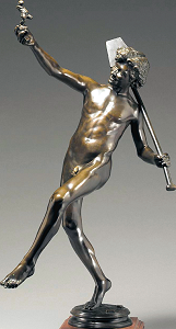 Moulin's Find at Pompeii another statuette without fig leaf - front left view