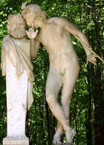 Moulin's A Secret from On High - marble copy in park