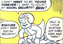 Nancy and the Statues