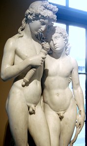 George Rennie - Cupid Rekindling Hymen's Torch (front right)