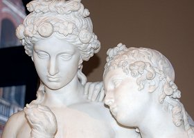 George Rennie - Cupid Rekindling Hymen's Torch (head and shoulders)