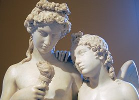 George Rennie - Cupid Rekindling Hymen's Torch (head and shoulders)