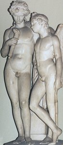 George Rennie - Cupid Rekindling Hymen's Torch (in old location, front)