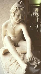 Rude's Fisherboy, Louvre - another frontish view