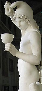 Ganymede Pouring Wine by by Bertel Thorvaldsen