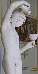 Ganymede Pouring Wine by by Bertel Thorvaldsen