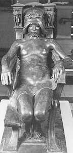 Spirit of Contemplation by Albert Toft: Front