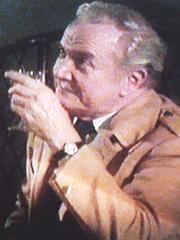 Mr Bejamin raises his glass