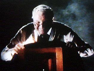 Mr Benjamin at his camera