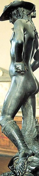 Donatello's David: left side