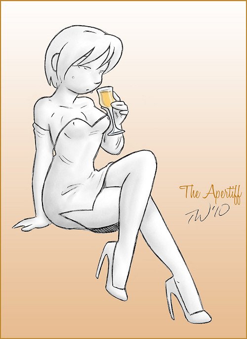 Taral Wayne - The Apertiff (click for full-size version) Taral Wayne - The Apertiff (click for full-size version)