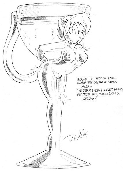 Taral Wayne - Gold Chalice (Cat)